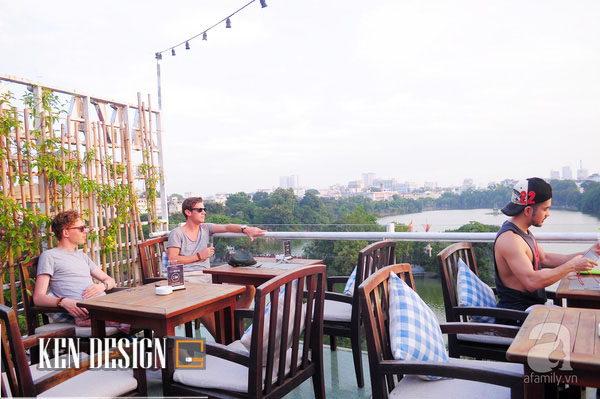 Thiết kế quán cafe view Hồ Gươm